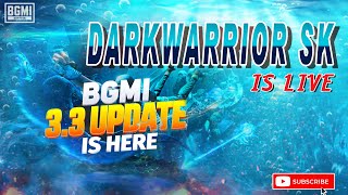 BGMI NEW UPDATE 3.3 / BGMI TAMIL LIVE|#darkwarriorsk #shortslive #bgmitamillive #bgmi #shorts