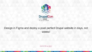 MAKERS & BUILDERS - Design in Figma and deploy a pixel perfect Drupal website in days, not weeks!