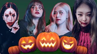 Blackpink at Haloween Party with Celebrities