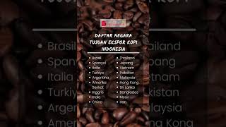 Daftar Negara Tujuan Ekspor Kopi Indonesia Menurut PPEI Kemendag RI - Marmara.Id