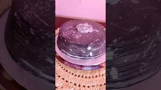 Black Cake ideas | Black Chocolate Cake | Dark chocolate | Black cake decoration #shorts #cake