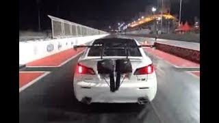 Lexus ISF Twin Turbo Crash