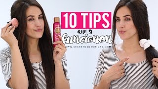 TIPS DE CABELLO QUE SÍ FUNCIONAN | 10 HAIR HACKS THAT ACTUALLY WORK