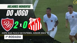 Desportivo Brasil vs Capivariano | Melhores Momentos | 1ª Rodada | Copinha 2024