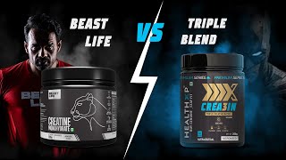 Beastlife Creatine Vs Healthxp Creatine | Crea3in