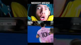 NOOOO!! 😤MESSI GOOOL MIAMI REACCIÓN DE HINCHA #yofutbol #messi #futbol