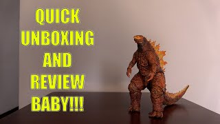 GODZILLA(2019) BURNING GODZILLA HIYA TOYS UNBOXING AND REVIEW