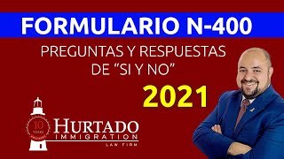 N400- PREGUNTAS DE "SI Y NO"