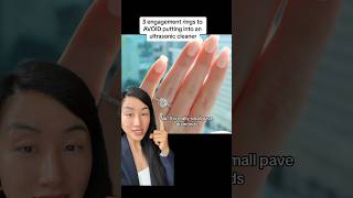 3 engagement rings to avoid putting in the ultrasonic cleaner