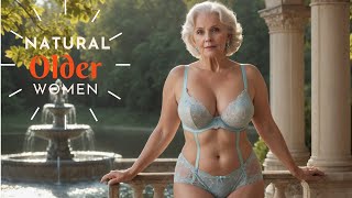 Natural Older Woman Over 60🔥Attractively Dressed and Beauty|| Wearing Light Comfortable Outfit