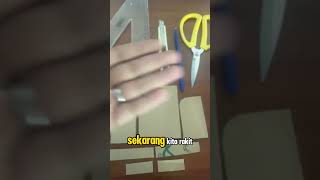 Bikin tempat cas hp dari kardus