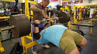 GYM REAPER BACK FROM INJURY - BENCH PRESS