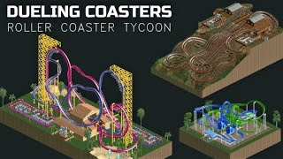 Compact Dueling Roller Coaster Concepts (RCT2)