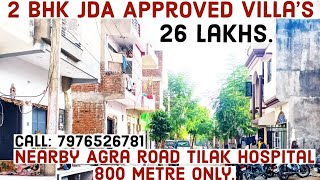 2 BHK villa  26 lakhs in Nearby Agra road Tilak hospital 800 metre only. Call: 7976526781 #2bhkvilla