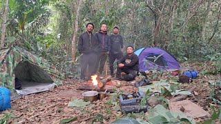 A trip into the wild forest of Nagaland with friends  .