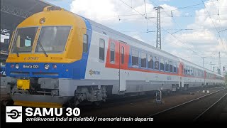 [4K] SAMU 30 - MÁV BVmot indul a Keletiből | MÁV BVmot departs from Budapest-Keleti