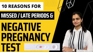 Period Late होने के 10 कारण और इलाज | Pregnancy Test Negative But No Periods |Irregular Period Cause