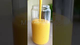 Vegan mango lassi | Spiceandcolour #shorts