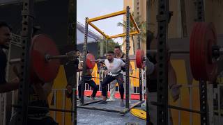 225kg squat at 77kg Bodyweight by Ketan Jain in AISW5.0⚡️ #jayshreeram