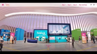 What did the IVALUA NOW 2021 Virtual Event Platform look like? [French/English]