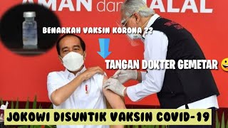 Presiden Joko Widodo Disuntik Vaksin Corona sinovac - Jokowi Orang Pertama Vaksin Covid-19