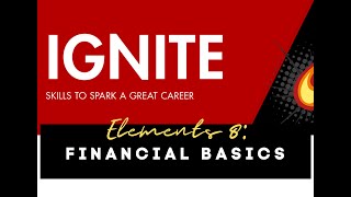 Elements 8: Financial Basics