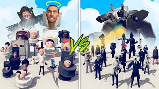 SKIBIDI TOILET TEAM vs TITAN CAMERAMAN TEAM - Totally Accurate Battle Simulator TABS