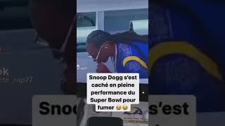 Snoop Dogg fume en plein show mi-temps SuperBowl LVI 😂