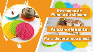 Descanso de panela de silicone