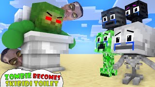 Monster School: Zombie Became Skibidi Toilet - Minecraft Animation