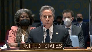 Remarks at the UN Security Council on Russia's Threat to Peace and Security