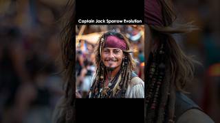 Captain Jack Sparrow Evolution (Baby to Adult) in Alternate Universe #shorts #evolution #pirates