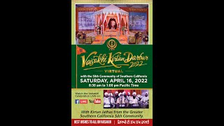 2022 Virtual Vaisakhi Kirtan Darbar