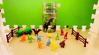 UNBOXING video of DINOSAUR MODEL TOYS for Kids....Miniature Dinosaur Toys for Kids Play