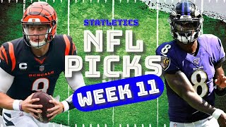 NFL Week 11 Predictions & Favorite Picks ATS + NFL Week 10 Biggest Takeaways