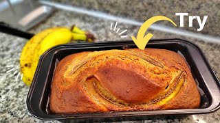 Super moist banana loaf |How to make banana loaf.