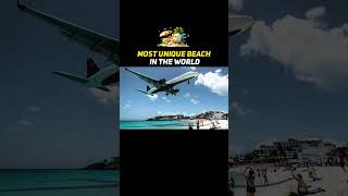 most unique beach in the world😲| Maho Beach – Saint Martin