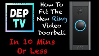 How To Install The NEW Ring Video Doorbell Wired - 10 Mins MAX !!