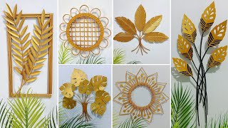 6 Best paper craft for home decoration | Creative Paper wall hanging ideas | Paper flower wall decor