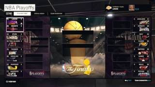 NBA 2k15 Сезон за Лейкерс - PlayOff NBA