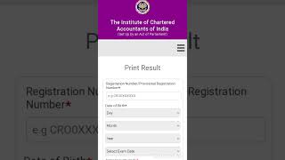 ICAI Advance ITT Results Declared