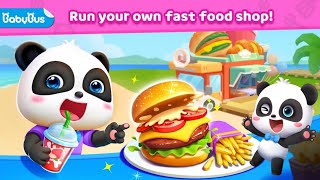 Serunya Buka Restoran Cepat Saji Bersama Panda! 🍔🥤 | Little Panda's Fast Food Cook