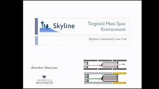 SkyJam 4 Skyline Command Line - Brendan MacLean - DIA/SWATH Course 2017 - ETH Zurich