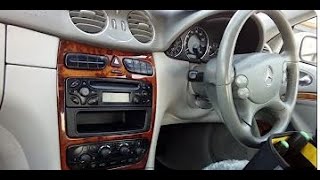 Mercedes CLK 2002 2010 how to remove radio(720p)