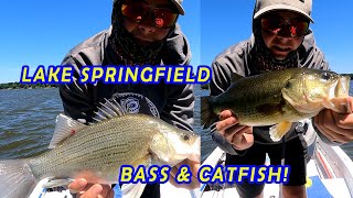 Lake Springfield IL Bass & catfish!