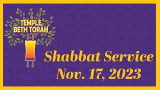 Shabbat Evening Service - Nov 17, 2023