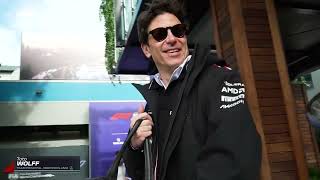 ‘Shoulders back Toto!’ | F1 | Greeters Guild | Australian GP | Lewis Hamilton | Toto Wolff |