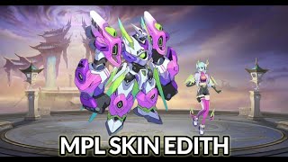 Upcoming New MPL Skin 2025  Edith Revealed | MLBB