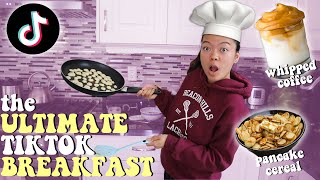 cooking the ULTIMATE TIKTOK BREAKFAST