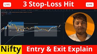 3 StopLoss Hit | Nifty Live Trade | June 30